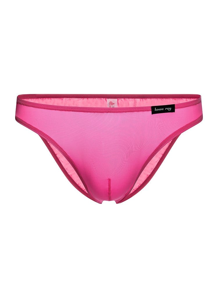 menaful Pink / M Men's Ice Silk Briefs