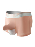 menaful Pink / M Mid-waist Cotton Breathable Boxer Briefs