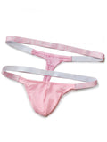 menaful Pink / M Sexy Mesh Temptation Monogram Thong