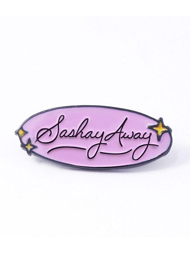 menaful Pink Sashay Away Enamel Pin - Pink