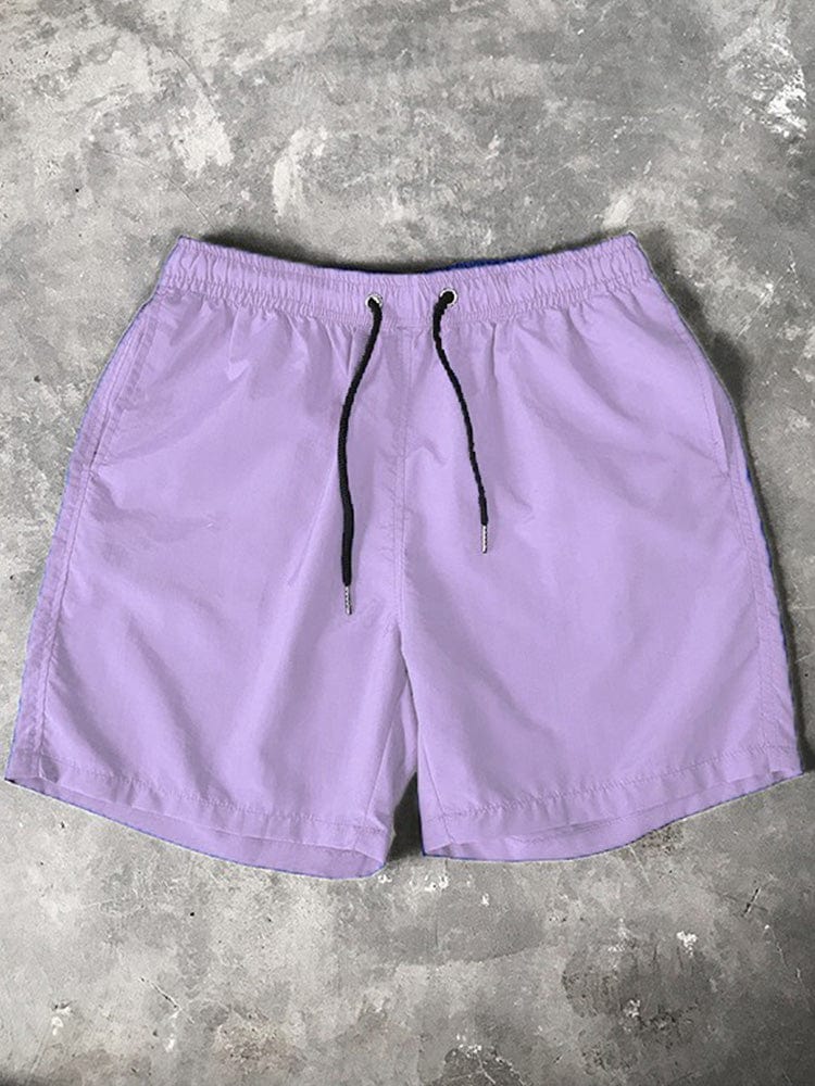 menaful Purple / M Men's Candy Color Cropped Pants