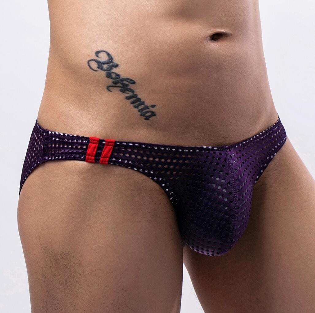 Menaful™ purple / M Men's Mesh Low-Waist Sexy Briefs