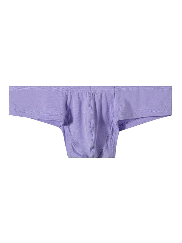 menaful Purple / M Men's Sexy Low Waist Comfort Briefs