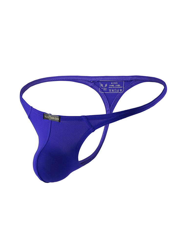 menaful Purple / S Low Waist Single Plus Size Men's Thong