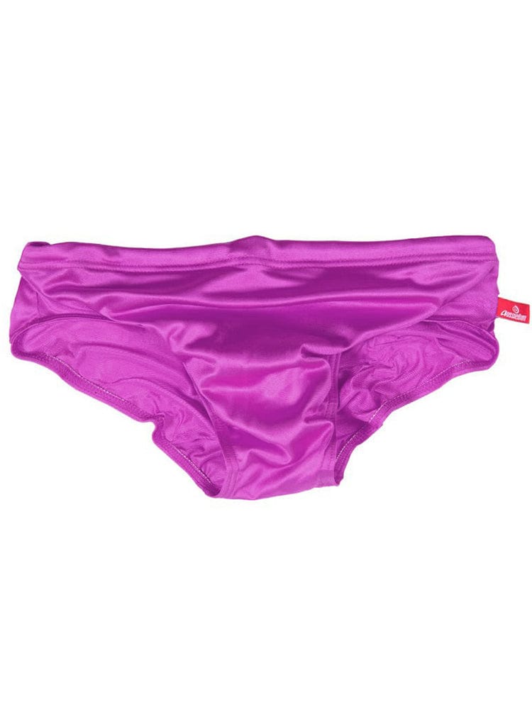 menaful Purple / S Transparent Swim Briefs