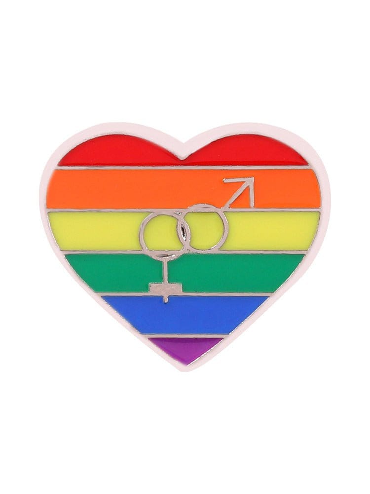 menaful Rainbow / A Lgbt Creative Love Flag Hot Air Balloon Pin