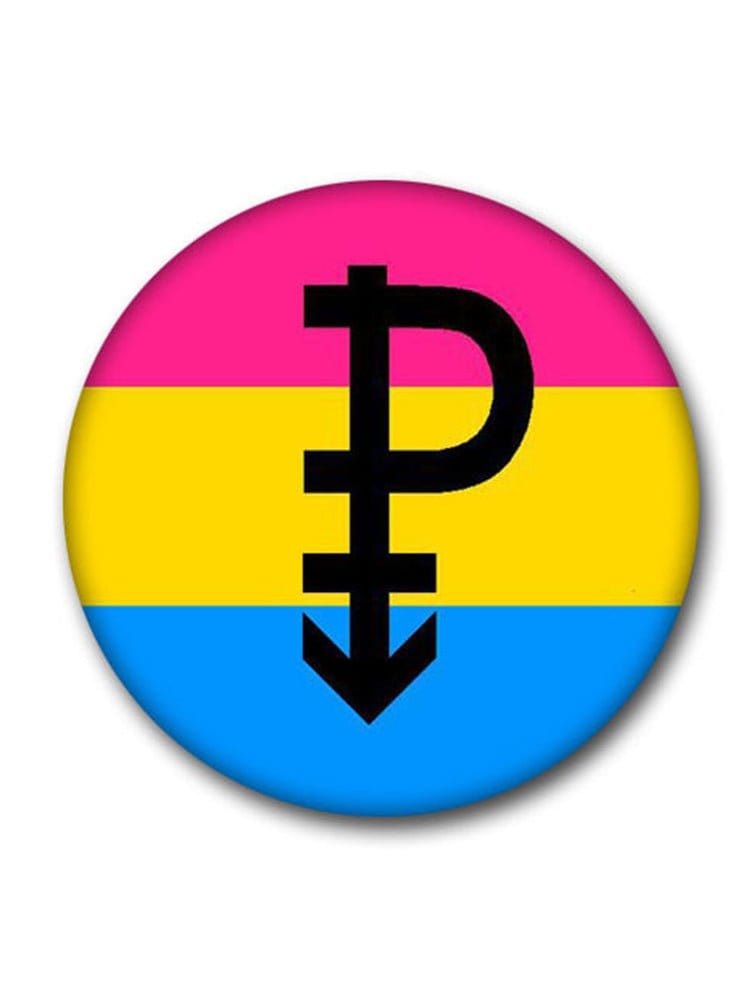 menaful Rainbow / F Lgbt Flag Love And Peace Pin