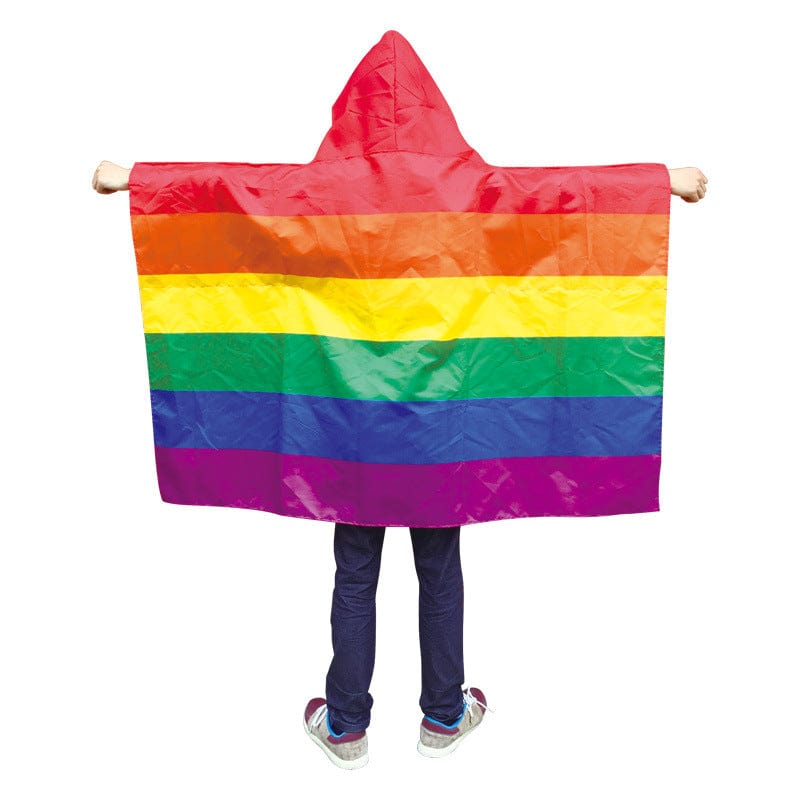 Menaful™ Rainbow Flag Cape C Rainbow Flag Cape