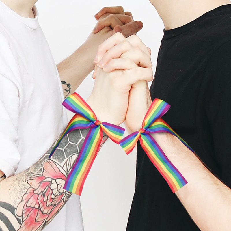 Menaful™ Rainbow Flag Long Ribbon