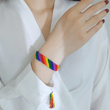 Menaful™ Rainbow Hand-Woven Bracelet