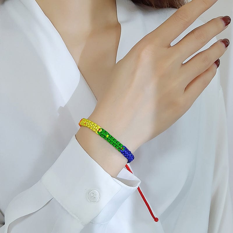 Menaful™ Rainbow Hand-Woven Bracelet