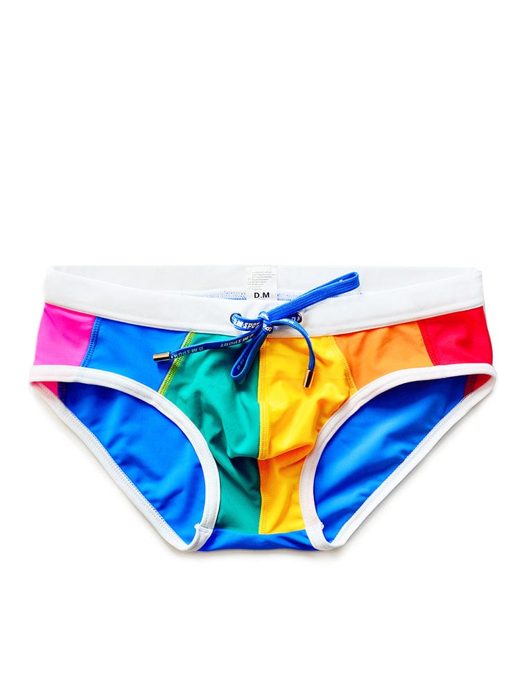 menaful Rainbow / M Low Waist Sexy Rainbow Briefs