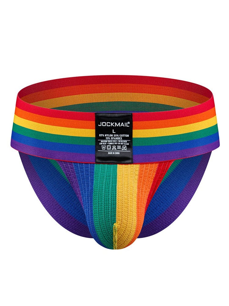 menaful Rainbow / M Sports Comfortable Men's Briefs