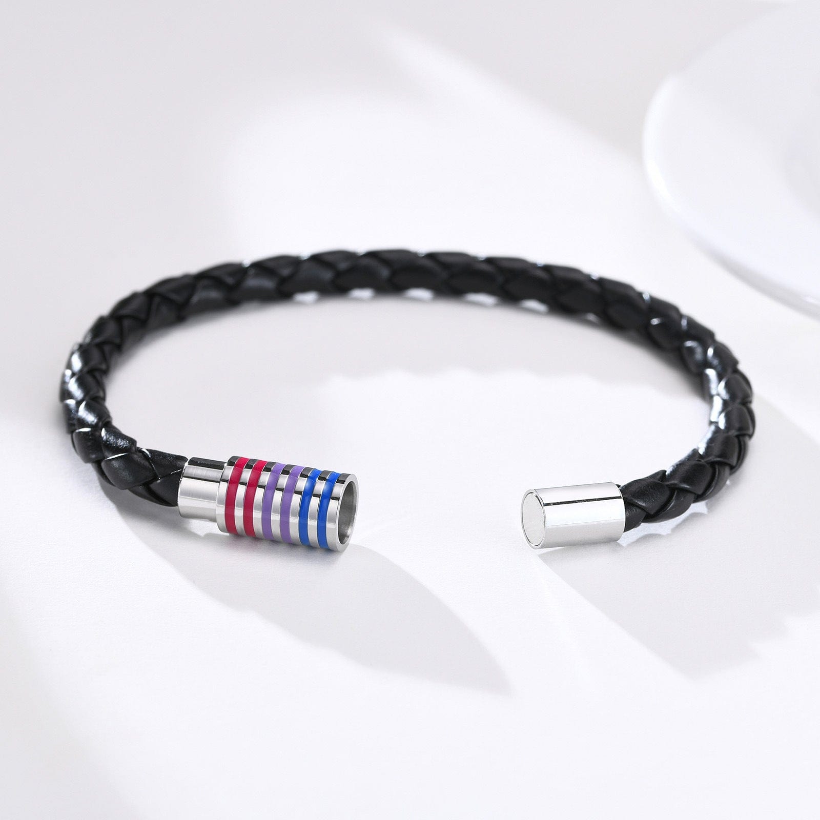 Menaful™ Rainbow PU leather bracelet PB-004