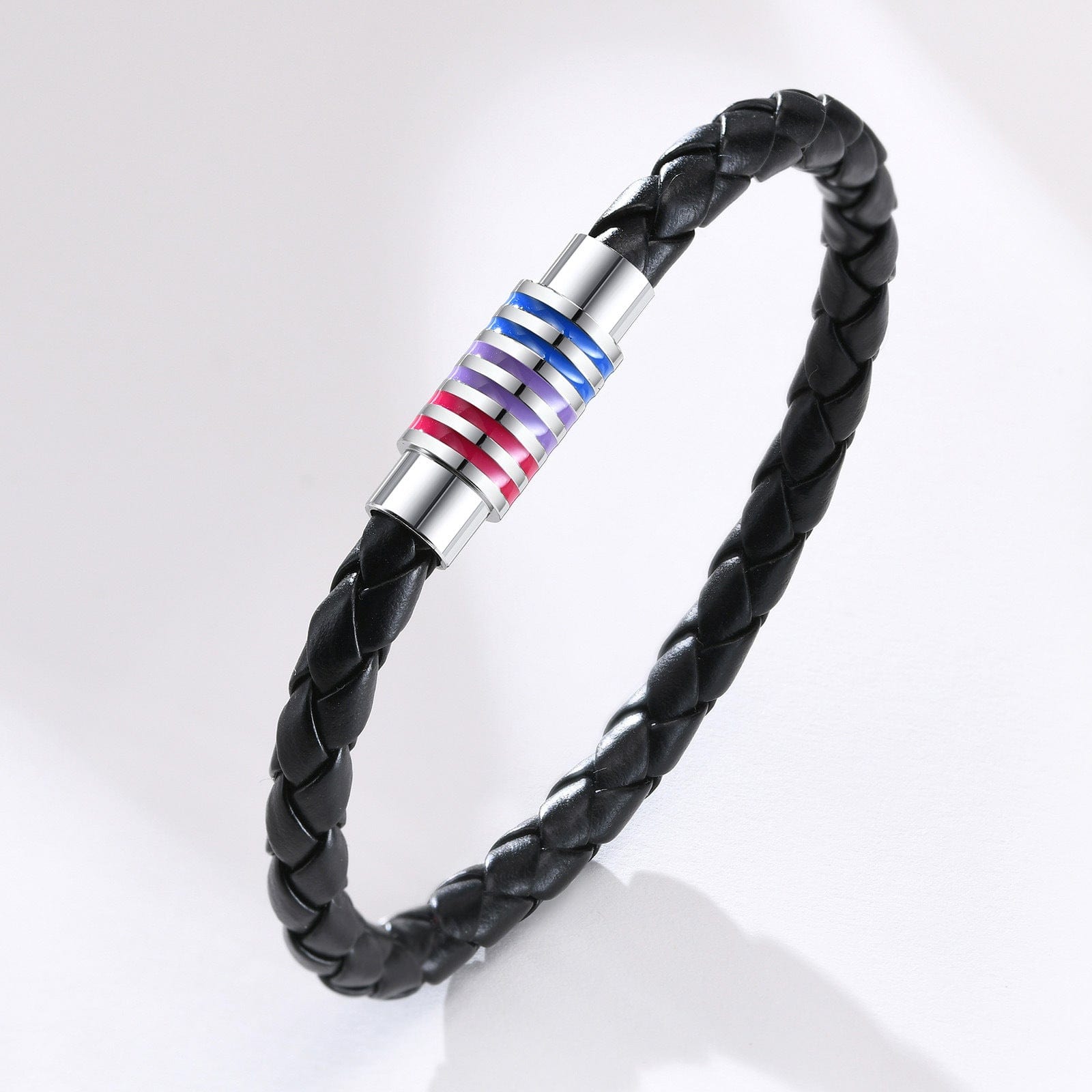 Menaful™ Rainbow PU leather bracelet PB-004