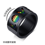 Menaful™ Rainbow Spinne Ring PR-029B