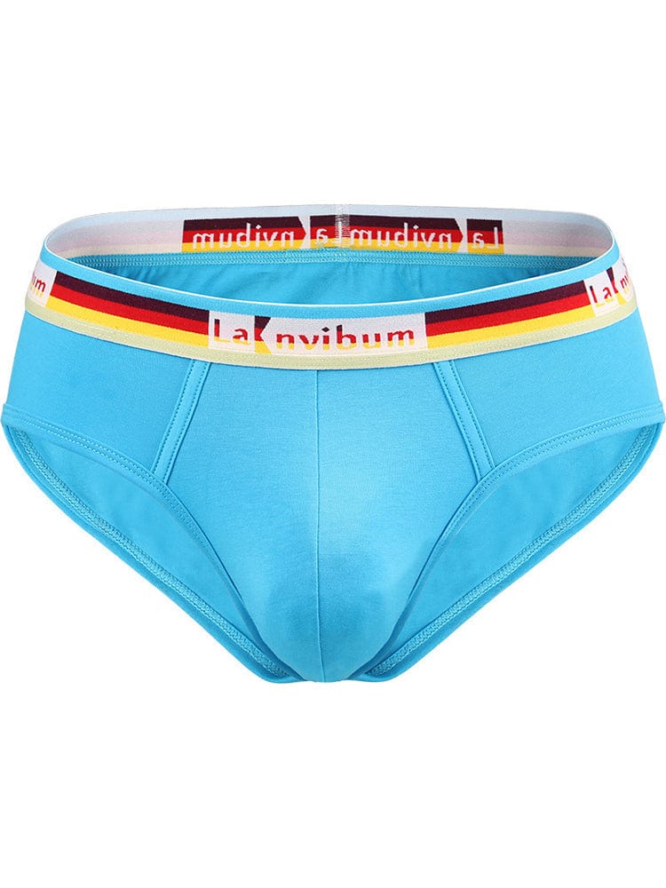 menaful Rainbow Waistband Cotton Briefs