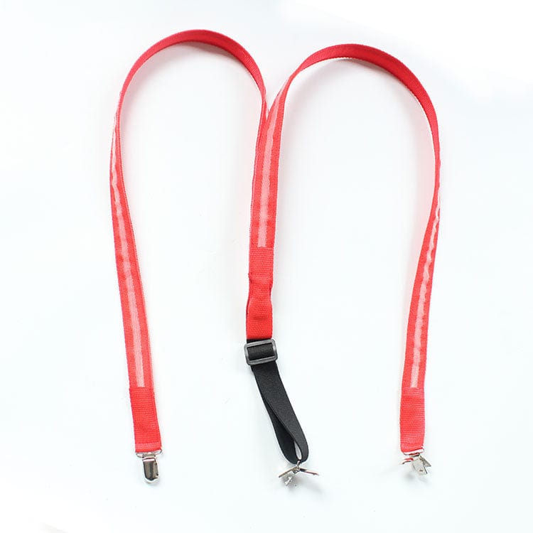 Menaful™ red LED Light-Up Party Suspenders