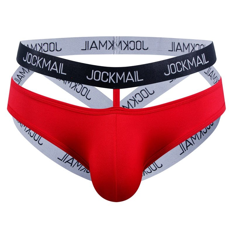 Menaful™ red / M Men's Butt-Lifting Ice Silk Strap Hollow-Out Thong