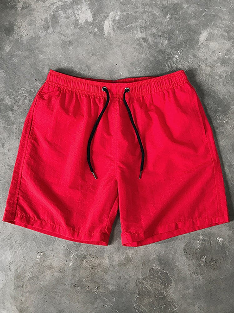 menaful Red / M Men's Candy Color Cropped Pants