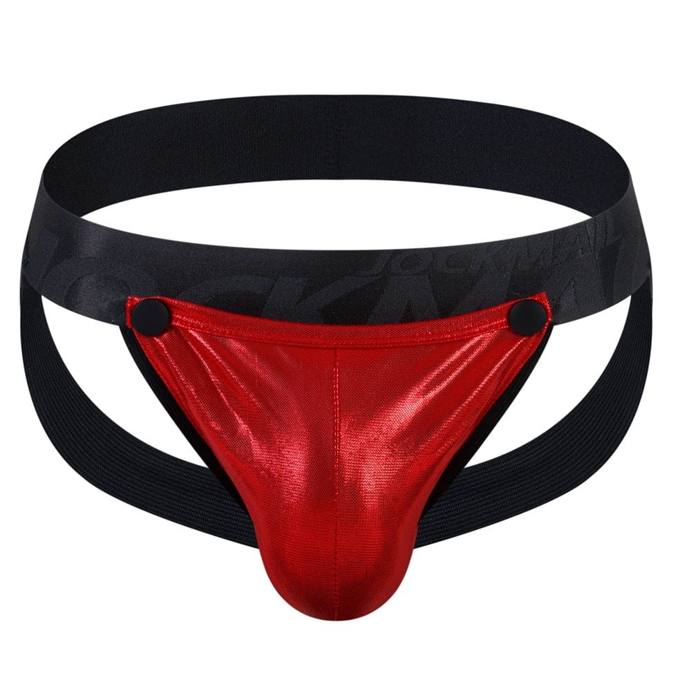 Menaful™ red / M Men's Detachable Pouch Jockstrap