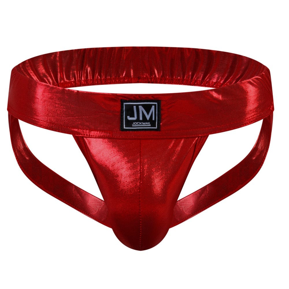 Menaful™ red / M Men's Faux Leather Sexy Thong