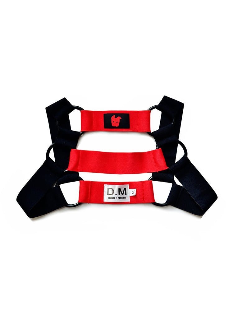 menaful Red / M / Polyester Chest Sexy Shoulder Strap Harness