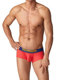 menaful Red / M Side Line Nylon Mesh Boxer Brief