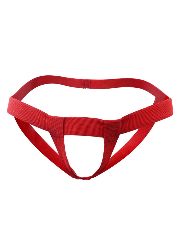 menaful Red Men's Erotic Lingerie Wide Elastic Thong