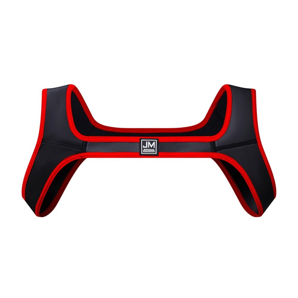 Menaful™ red / S-M Men's Neoprene Harness for Ultimate Support and Style