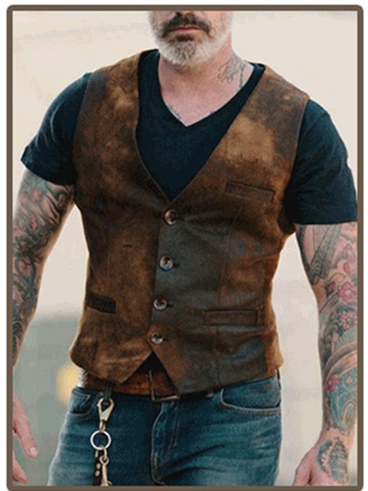 menaful Retro Men's Trendy Vest