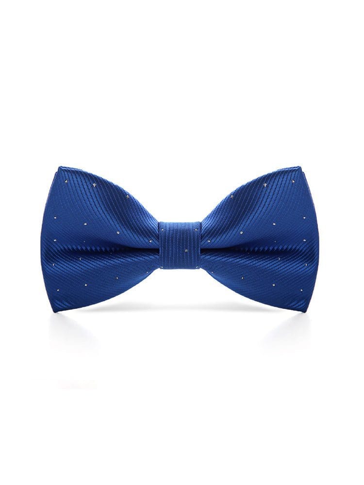 menaful Royal Blue Evening shirt suit bow tie