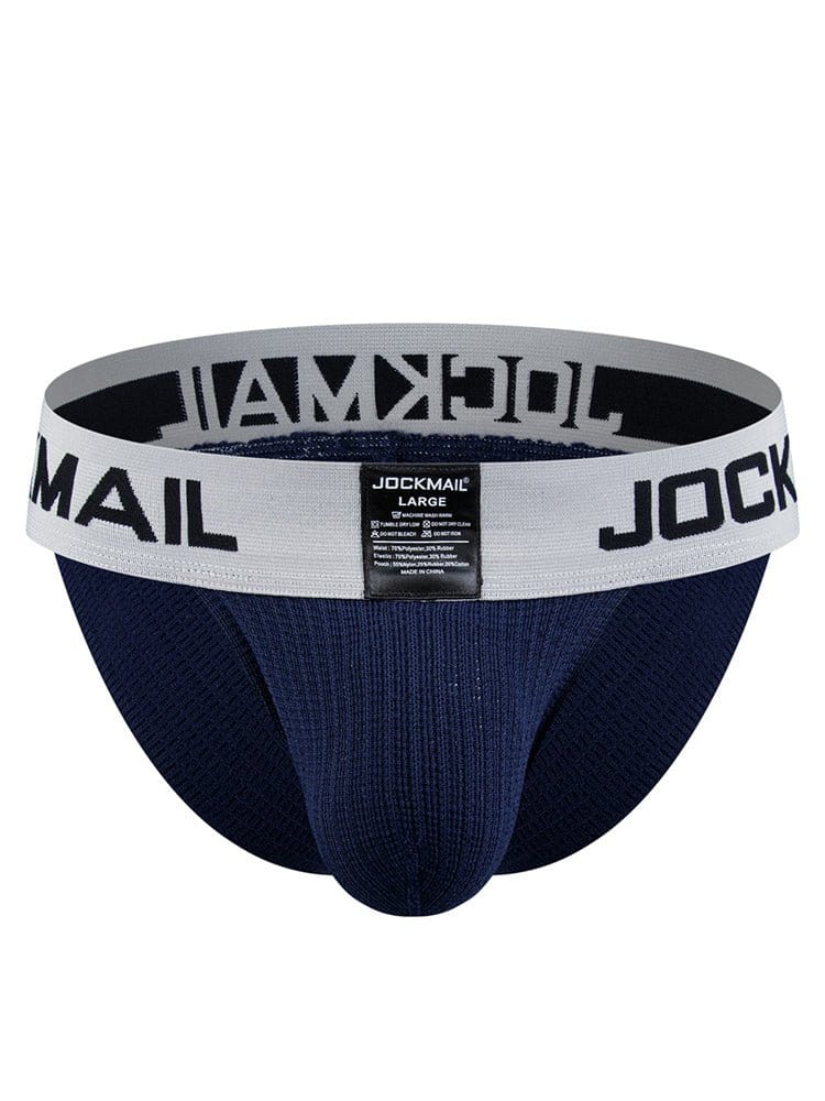 menaful Royal Blue / M 3D Pouch Bag Low Waist High Fork Men's Briefs