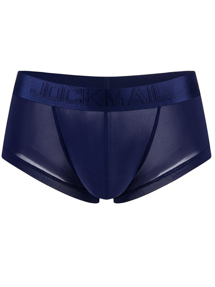 menaful Royal Blue / M Translucent Traceless Men's Boxer