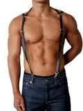 menaful Sexy Business Genuine Leather Harness