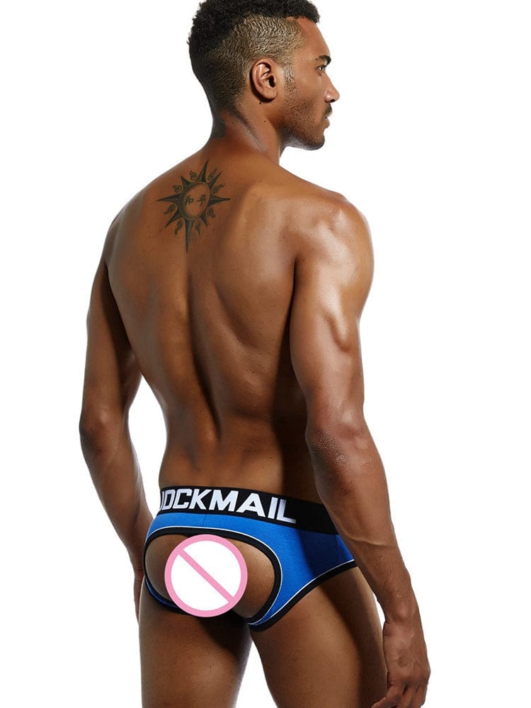 menaful Sexy Cotton Buttocks Men's Triangle Briefs