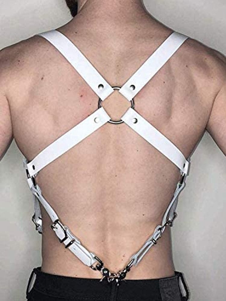 menaful Sexy Leather Shoulder Straps