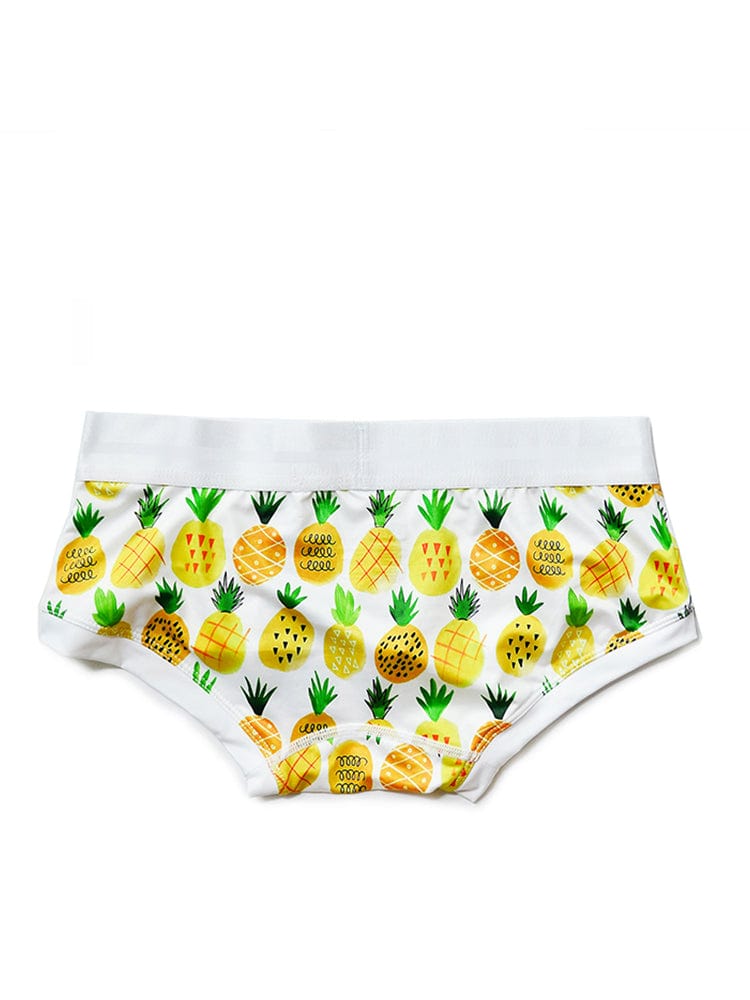 menaful Sexy Low Waist Cartoon Fruit Pattern Boxer Briefs