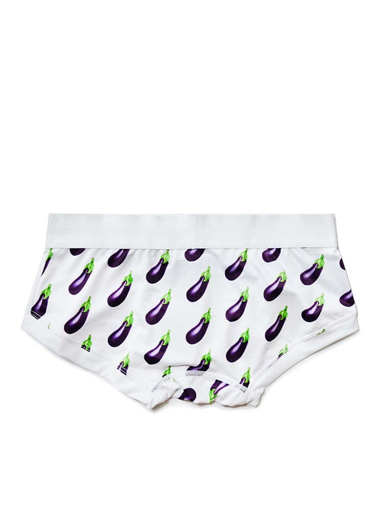 menaful Sexy Low Waist Cartoon Fruit Pattern Boxer Briefs