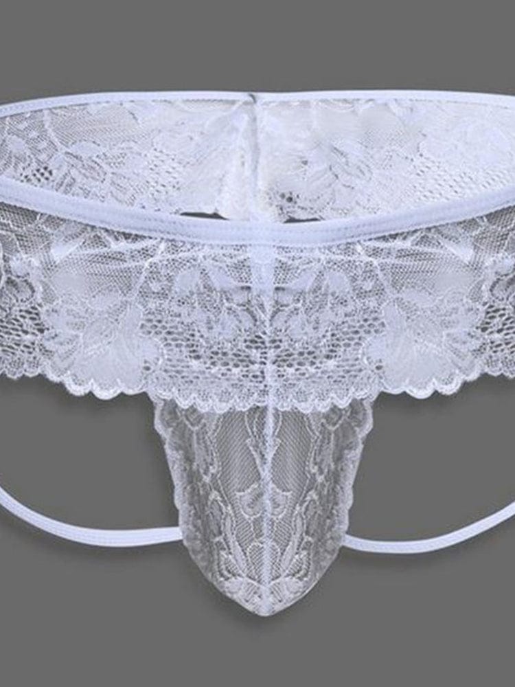 menaful Sexy Men's Lace Erotic Thong