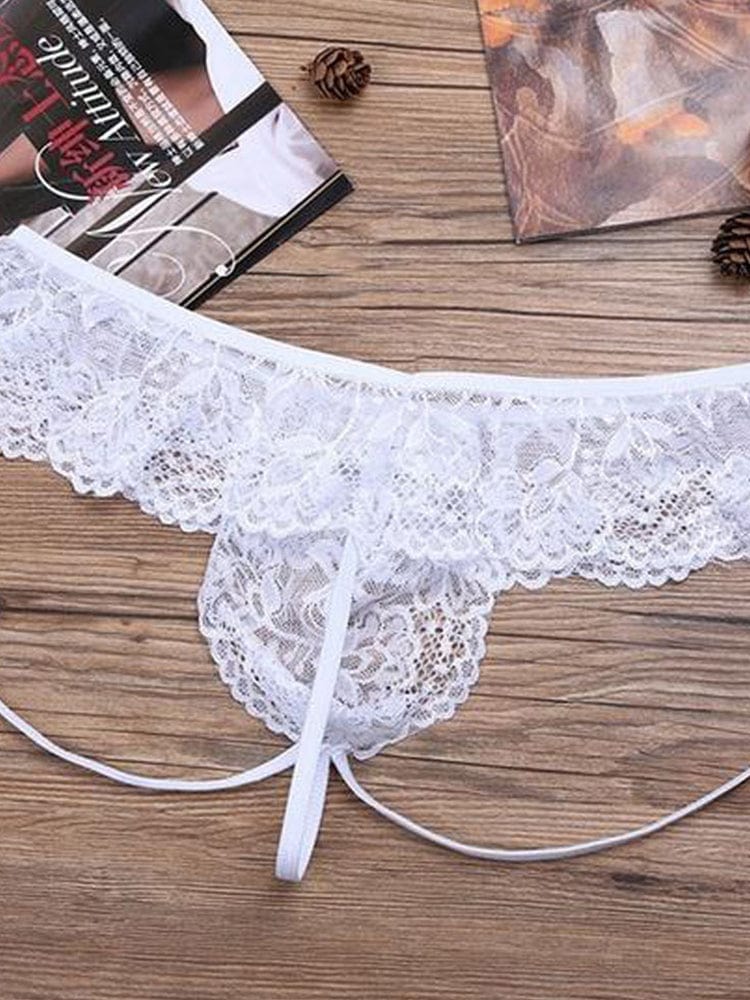 menaful Sexy Men's Lace Erotic Thong