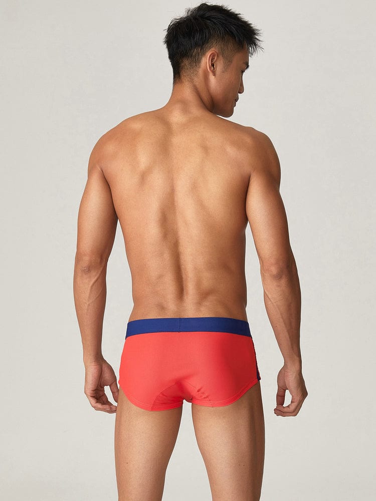 menaful Side Line Nylon Mesh Boxer Brief