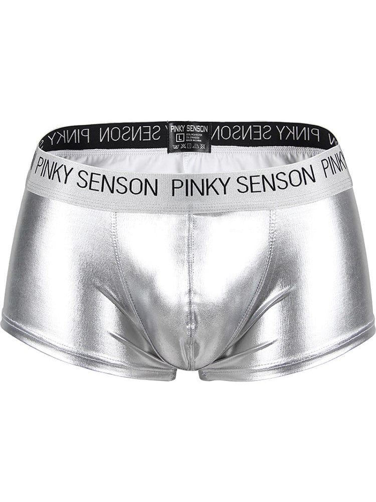 menaful Silver / M Men's Leather Boxer