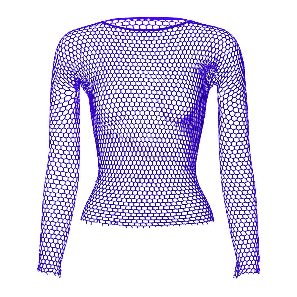 menaful sleeves Men's Mesh Fishnet Long Sleeves