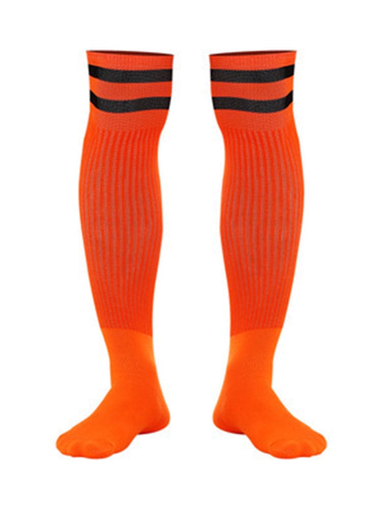 menaful socks Orange / One Size Men's Long Sports Socks