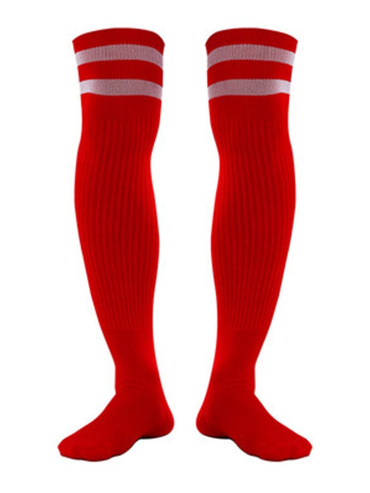 menaful socks Red / One Size Men's Long Sports Socks