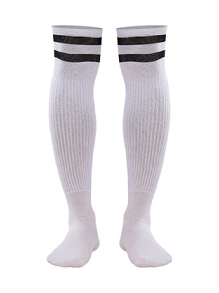 menaful socks White / One Size Men's Long Sports Socks