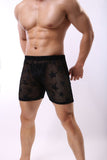 menaful Star See Through Mesh Shorts