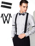 menaful Suit trousers elastic suspenders set