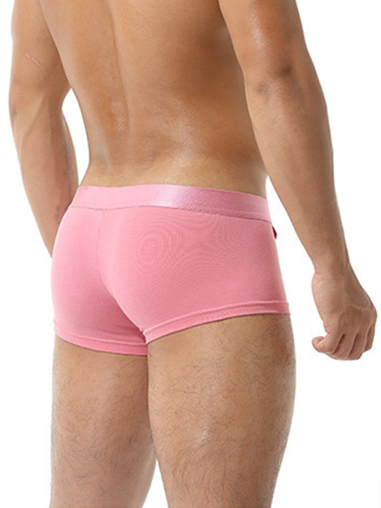 menaful Trunks 2 Pack Ball Support Pouch Casual Boxer Briefs